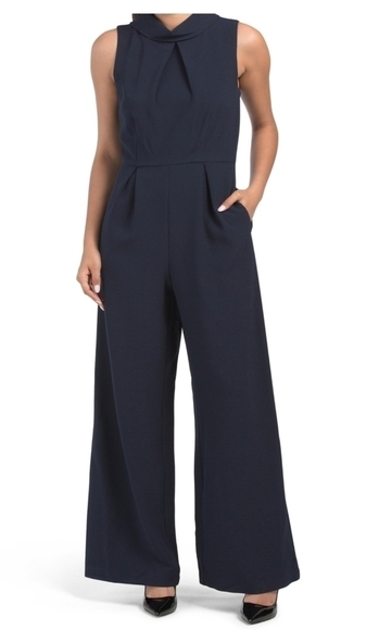 𝅺julia Jordan Mock Neck Jumpsuit - Picture 1 of 12
